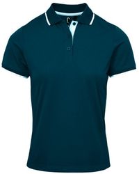 PREMIER - Ladies Coolchecker Contrast Pique Polo Shirt (/) - Lyst