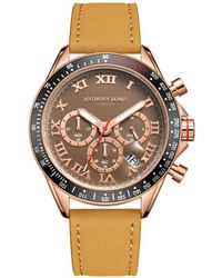 Anthony James - Hand Assembled Tachymeter Turbo Leather - Lyst
