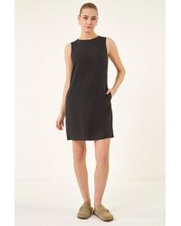 Roman - Seam Detail Pocket Shift Dress - Lyst