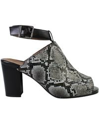 Vionic - Kaia Snake Heeled Sandals Leather - Lyst