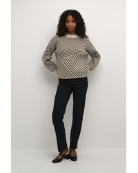 Kaffe - Pullover Kaverana Baggy Fit Cream - Lyst
