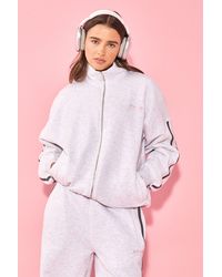 DSGN Studio - Sport Colour Block Funnel Neck Zip Through Sweatshirt - Lyst