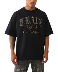 TRUE RELIGION - Oversized T Shirts Drop Shoulder Tee - Lyst