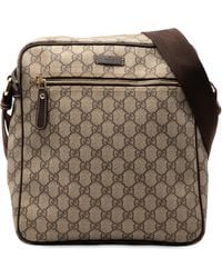 Gucci - Pre-Owned Gg Supreme Crossbody - Lyst