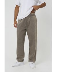 Brave Soul - Acid Wash Wide Leg Joggers - Lyst