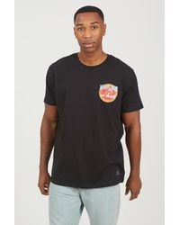 Brave Soul - Cotton Crew Neck Oversized Graphic T-Shirt - Lyst