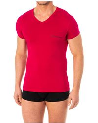 Emporio Armani - Short-Sleeved V-Neck T-Shirt 110810-8P717 - Lyst