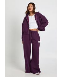 Boohoo - Love Club Puff Print Straight Leg Jogger - Lyst