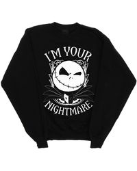 Disney - Ladies Nightmare Before Christmas Sweatshirt () Material_Synthetic - Lyst