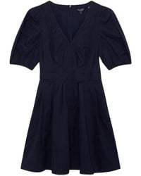 Ted Baker - Uvita Puff Sleeve V-Neck Mini Dress - Lyst