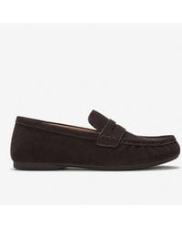 Fitflop - Delicato Suede Loafer Shoes Chocolate - Lyst