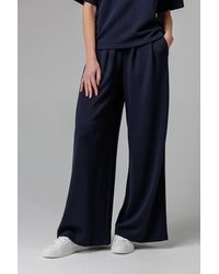 French Connection - Luxe Wide Leg Draped Trouser - Lyst