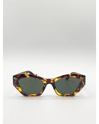 SVNX - Angular Frame Cat Eye Sunglasses - Lyst