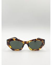 SVNX - Angular Frame Cat Eye Sunglasses - Lyst