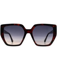 Guess - Cat Eye Dark Havana Gradient Gf6178 - Lyst