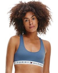 Tommy Hilfiger - Uw0Uw02037 Original Cotton Scoop Neck Bralette - Lyst
