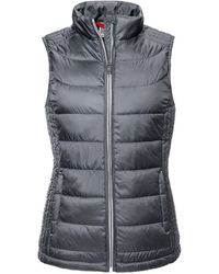 Russell - Ladies Nano Padded Body Warmer (Iron) - Lyst