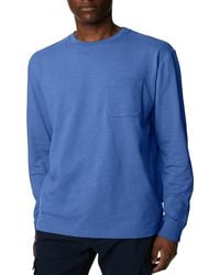 Marks & Spencer - M&S Long Sleeve T Shirt Pure Soft Cotton Crew Neck Oversized Fit Winter Tee - Lyst