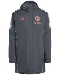 adidas - Manchester United Stadium Parka 24 25 - Lyst