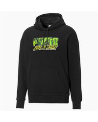PUMA - X Santa Cruz Skateboards Long Sleeve Pullover Hoodie 532240 01 Cotton - Lyst