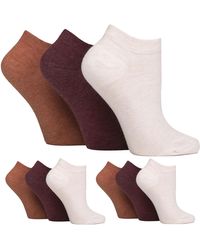 IOMI - 9 Pack Diabetic Trainer Socks - Lyst