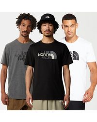 The North Face - 3 Pack Ss Easy T Shirt - Lyst