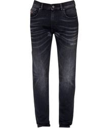 DIESEL - D-Strukt Destroyed Reinforced Denim Jeans - Lyst