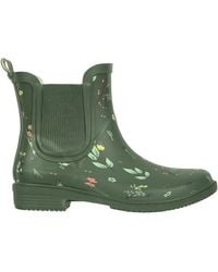 Mountain Warehouse - Ladies Flowers Rubber Ankle Wellington Boots (Dark) - Lyst