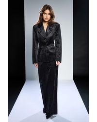 Runway - 1.8.1.8 Croc Jacquard Velvet Trouser - Lyst