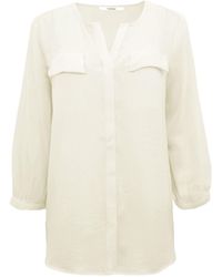 Secret Label - Chiffon Crepe Pocket Blouse - Lyst