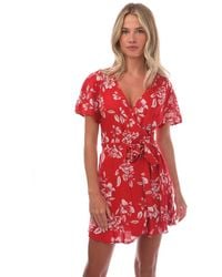 Superdry - Vintage Mini Wrap Dress - Lyst