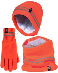 Heat Holders - Hi Vis Hat, Neck Warmer & Gloves Set - Lyst