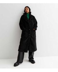 Marks Spencer Boucle Teddy Coat in Natural Lyst UK
