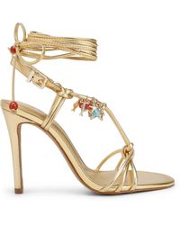 KG by Kurt Geiger - Leather Roux Heel Sandals - Lyst