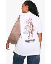 Boohoo - Plus Cherry Keychain Oversized T-Shirt - Lyst