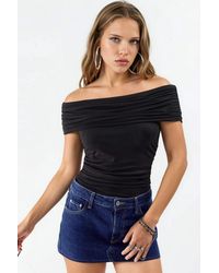 Busem - Off Shoulder Drape Blouse - Lyst