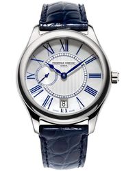 Frederique Constant - Frédérique Watch Fc-318Mpwn3B6 Leather (Archived) - Lyst