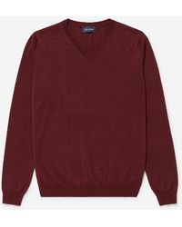 Oliver Sweeney - Merino Wool V-Neck Jumper - Lyst