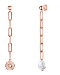 Valero Pearls - Stainless Steel Earring - Lyst