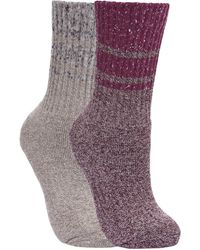 Trespass - Ladies Hadley Hiking Boot Socks (2 Pairs) - Lyst