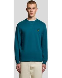 Lyle & Scott - Cotton Crew Neck Sweatshirt - Lyst