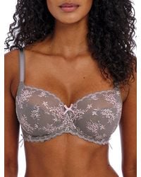 Freya - Offbeat Decadence Side Support Bra - Lyst