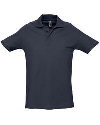 Sol's - Spring Ii Short Sleeve Heavyweight Polo Shirt Cotton - Lyst
