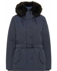 Dreimaster - Winter Anorak Acalmar Dames Donker Marine - Lyst