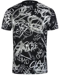 Roberto Cavalli - Graffiti T-Shirt Cotton - Lyst