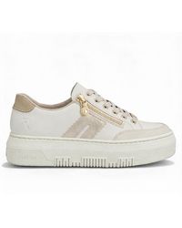 Rieker - Enya Court Trainers Cream Multi - Lyst
