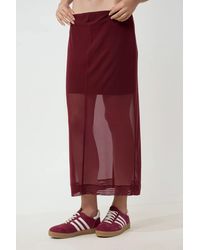 Hiccup - High Waist Lace Midi Skirt Pika Collection - Lyst