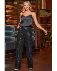 Sosandar - Satin Embellished Strap Cami Top - Lyst