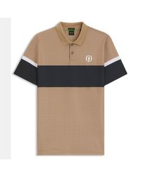 BOSS - Open 25 Paddy Grid Pattern Polo Shirt - Lyst