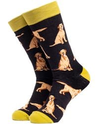Soctopus - Dog Pattern Novelty Funny Dress Socks - Lyst